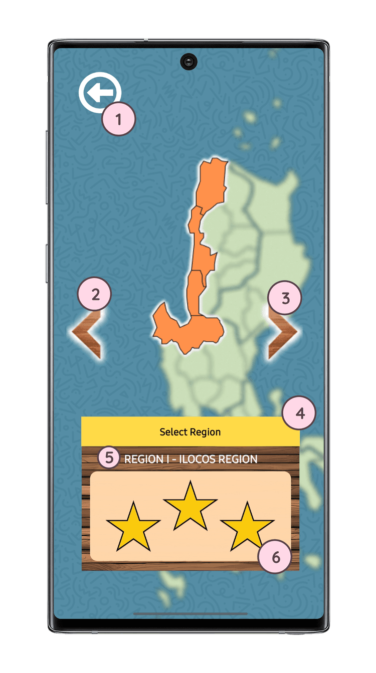 Philippine Map Picker Interface