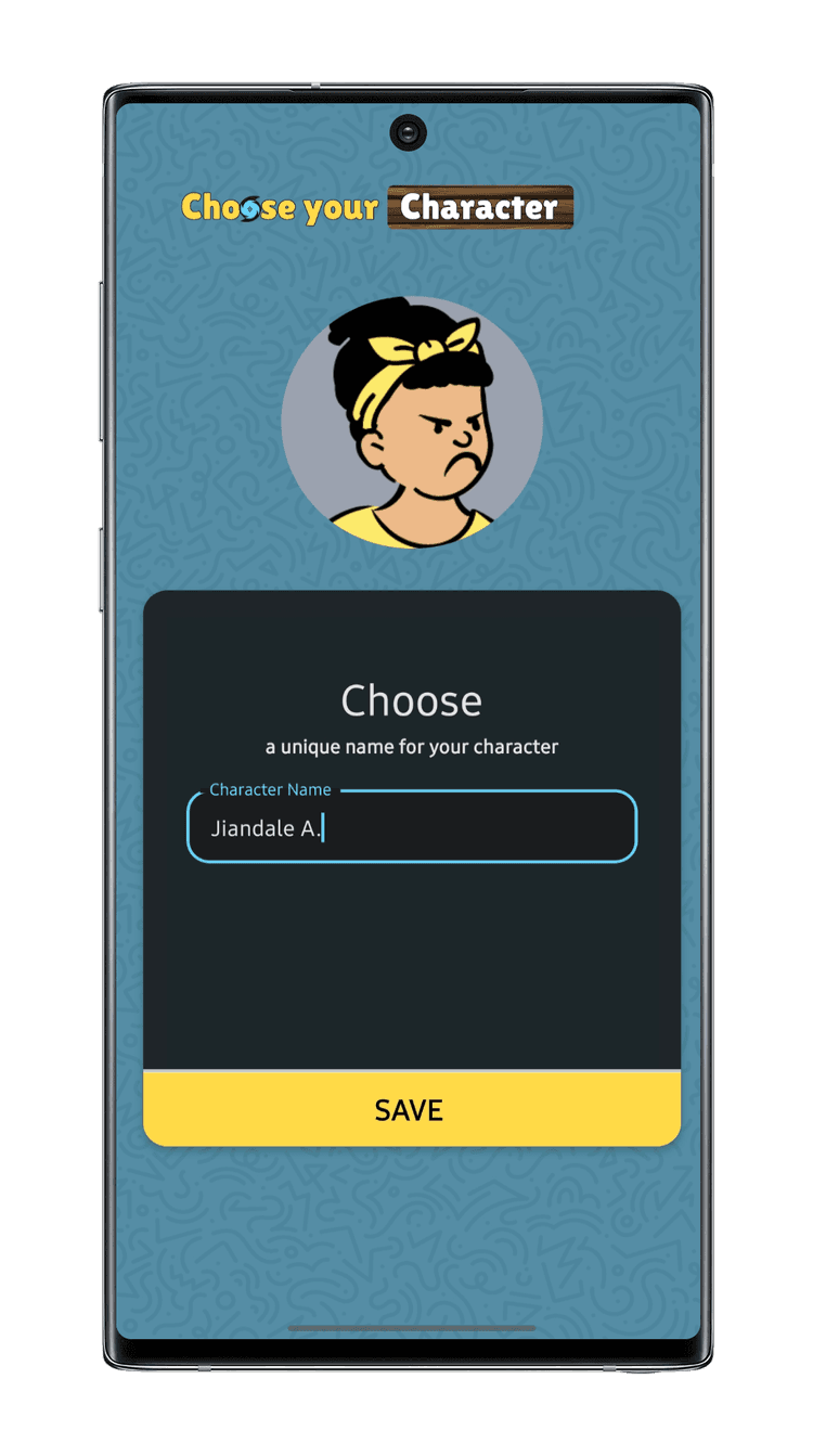 Set Character Name